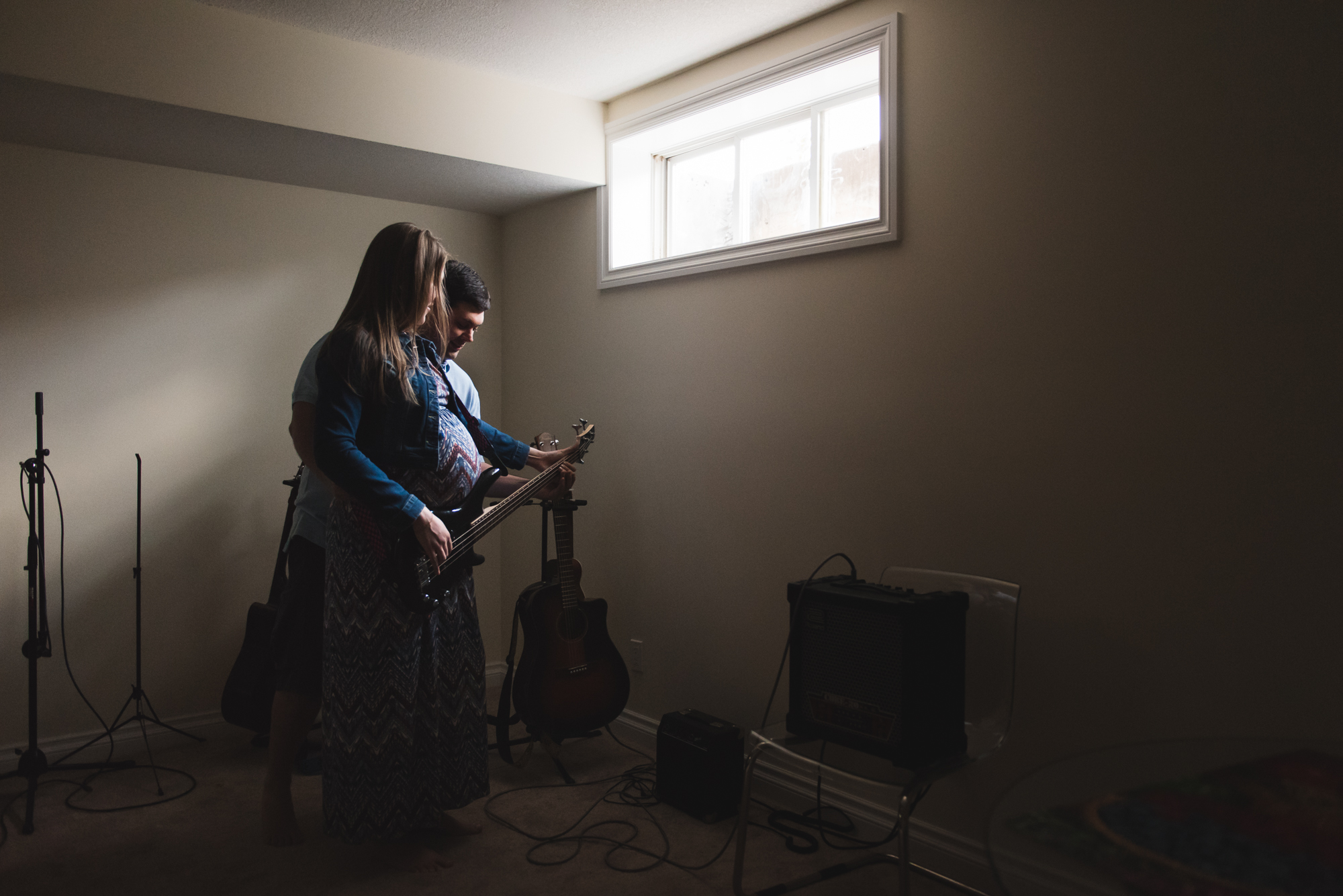 Moody Maternity & Newborn Photographer Fiddle Leaf Photography