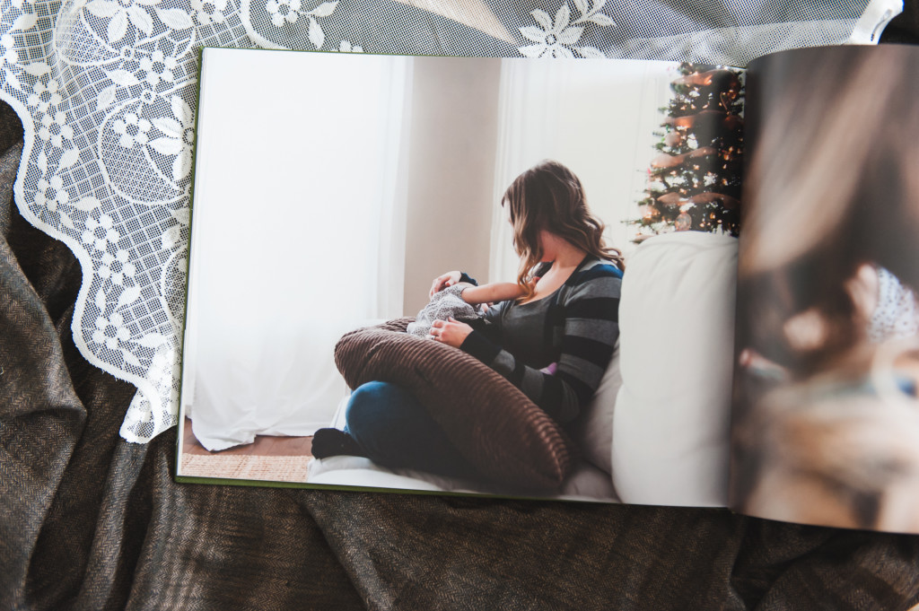 Edmonton Breastfeeding Photographer. The Story Book Album