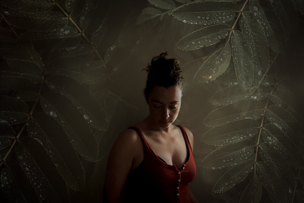 A creative self portrait using Lightroom and Photoshop of Kelly marleau of Fiddle Leaf Photography in Edmonton, AB