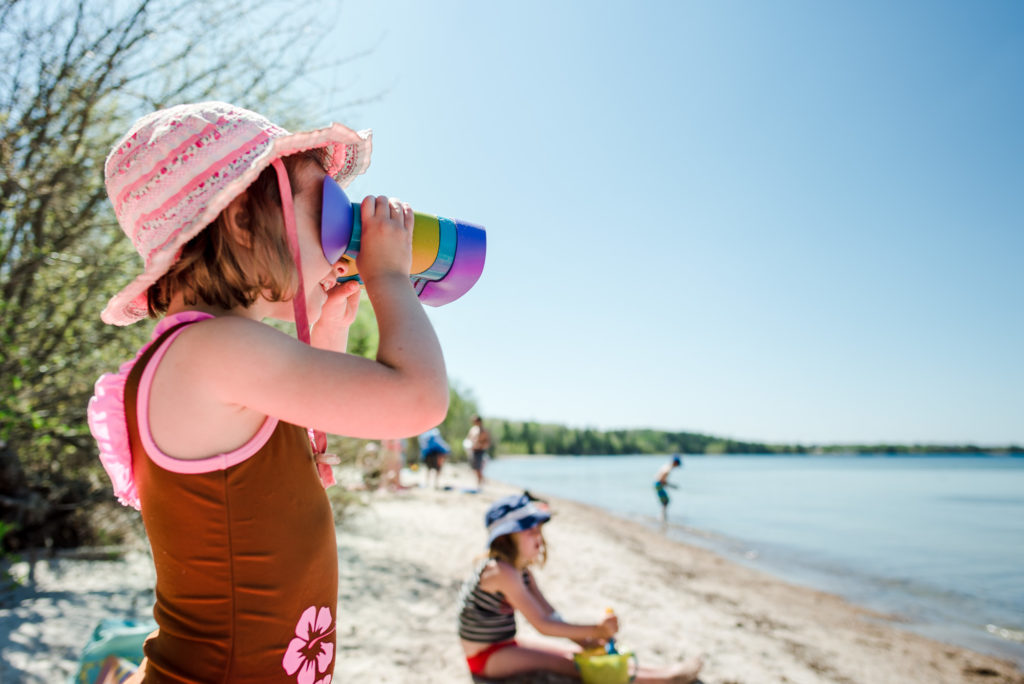 The best items to bring camping to entertain kids. Kidnoculars! 