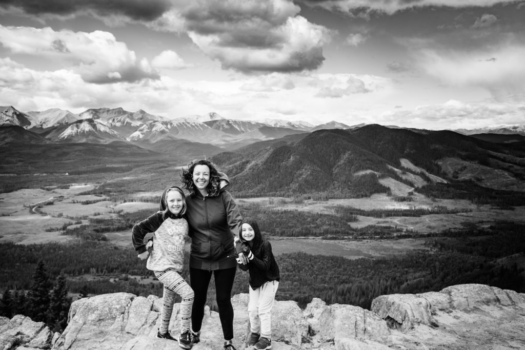 Standing on top of Athabasca lookout in Alberta, William Switzer Provincial Park